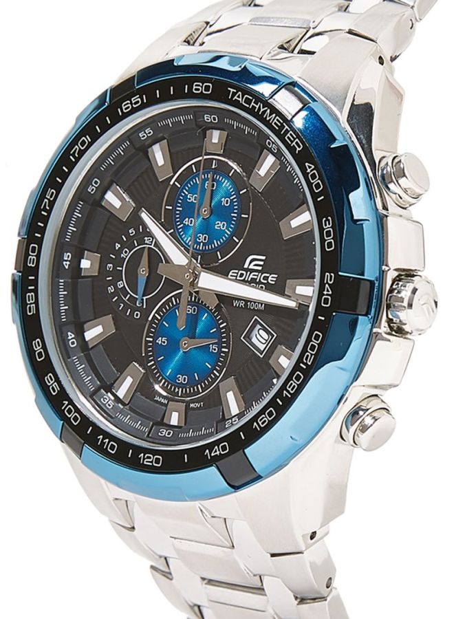 CASIO Men Edifice Chronograph Wrist Watch EF-539D-1A2VUDF - 49 mm - Silver - Image 4