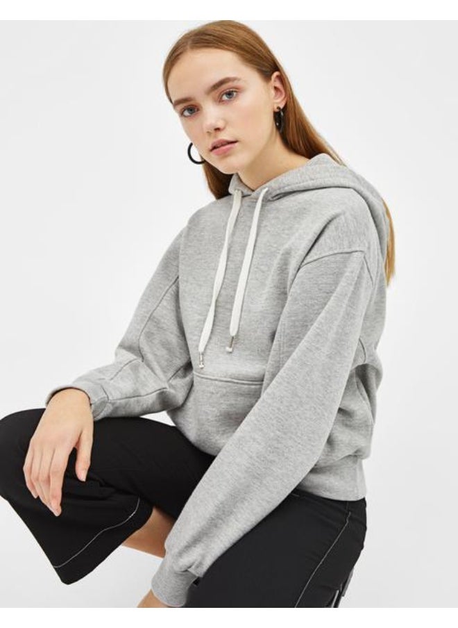 LOUD UNIVERSE Women’s Grey Hoodie – Casual Long Sleeve Hooded Sweatshirt with Pockets – Cotton Blend – Comfortable Winter Hoodie For Women  - Image 1