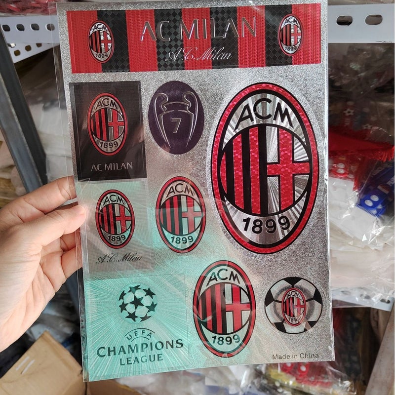 A4 Sticker Football Fan Decal*2PCS