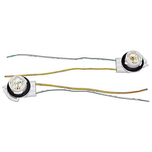 A-Team Performance - Daytime Running Lights and Turn Signal Replacement Socket for 4157 3157 4114 - Compatible with 645-607 and LS94 GM Bulbs Two-Wire Pack of 2 - Image 1