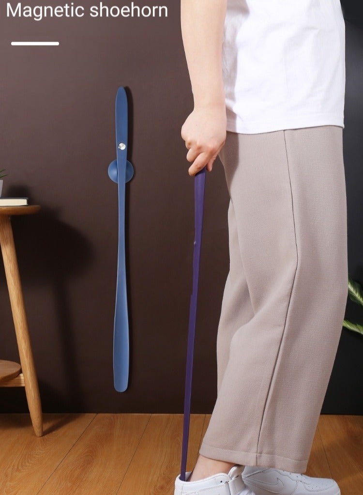 أداة وضع الأحذية المغناطيسية لبيسة الحذاء، أداة منزلية بمقبض طويل لبيسة الحذاء - Image 1