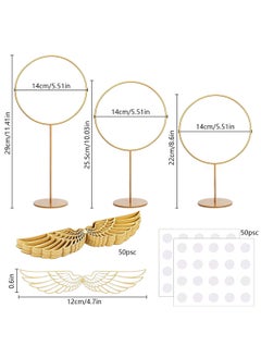 Arabest Magician Party Chocolate Decor Kit with Golden Pillars  Wings Gold 