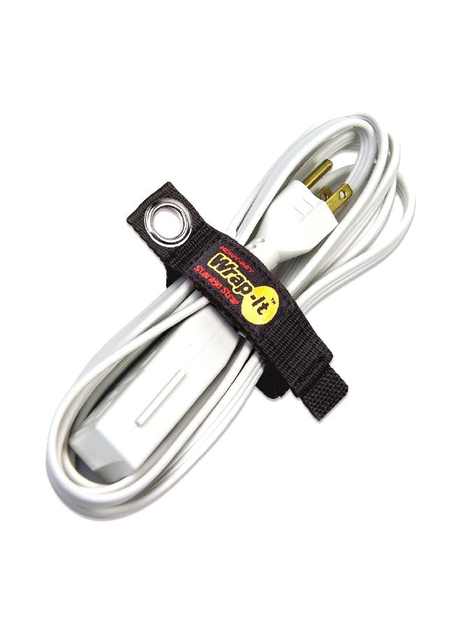 Wrap-It Storage 4-Piece Heavy-Duty UV Resistant Polypropylene Storage Strap Set Black 17.78 x 4.8 cm 5010504 - Image 3