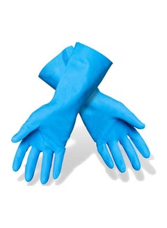 Multi-Purpose Vanilla Scented Natural Latex Gloves Yellow/Blue 2 Pair - pzsku/Z8F95A05F82E53455E61BZ/45/_/1660228418/268be5f9-195d-4bcf-92c3-e4cf36fc2d2c