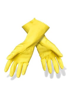 Multi-Purpose Vanilla Scented Natural Latex Gloves Yellow/Blue 2 Pair - pzsku/Z8F95A05F82E53455E61BZ/45/_/1660228418/4e0e92ea-4916-4f26-b299-458baa6c3d8a