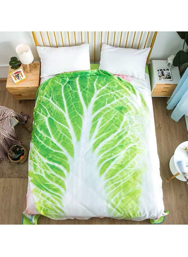 Nap Blanket Cute Funny Cabbage Blanket Office Air Conditioning Blanket Baby Blanket - Image 4