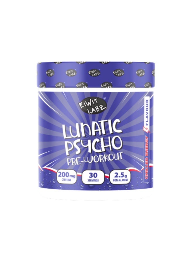 Eiwit Labz Lunatic Psycho Pre-workout 30 servings Chilled Energy