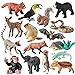 EOIVSH Forest Animal Figures 16pcs Jungle Animal Toys Figurines Wild Toy Figures Playset Gift for Kids 3 4 5 6 7 Years Old - Image 2