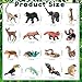 EOIVSH Forest Animal Figures 16pcs Jungle Animal Toys Figurines Wild Toy Figures Playset Gift for Kids 3 4 5 6 7 Years Old - Image 3