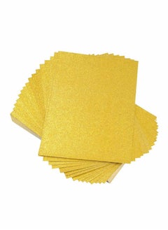 Y&D Gold Glitter Paper, Pretty Stationary Sheets Paper Cardstock  - Image 1