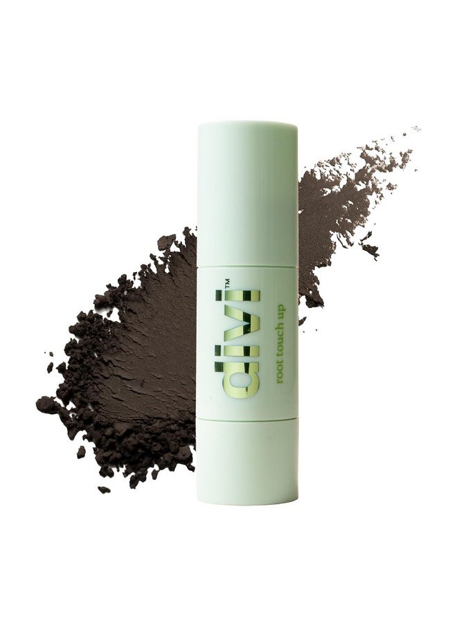 DiVi - Divi Root Touch Up Powder for Gray Hair Coverage, Dark Brown - Image 1