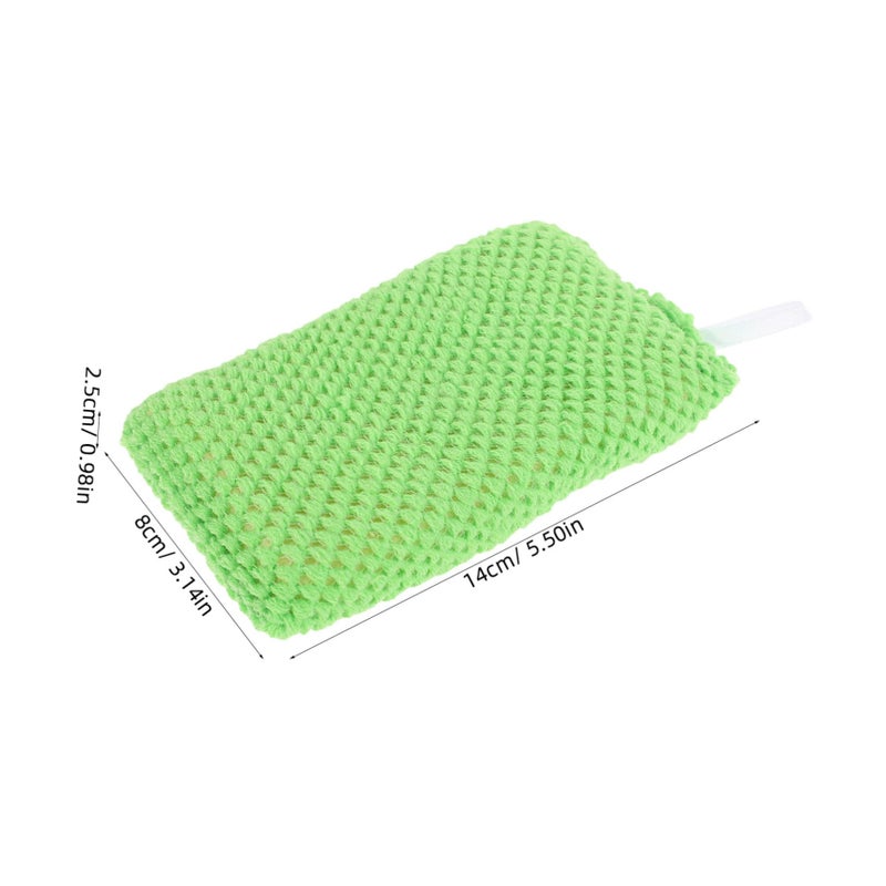 Green Non Scratch Dishwashing Sponge Scrubber Pad For Kitchen Cookware Cleaning - Image 3