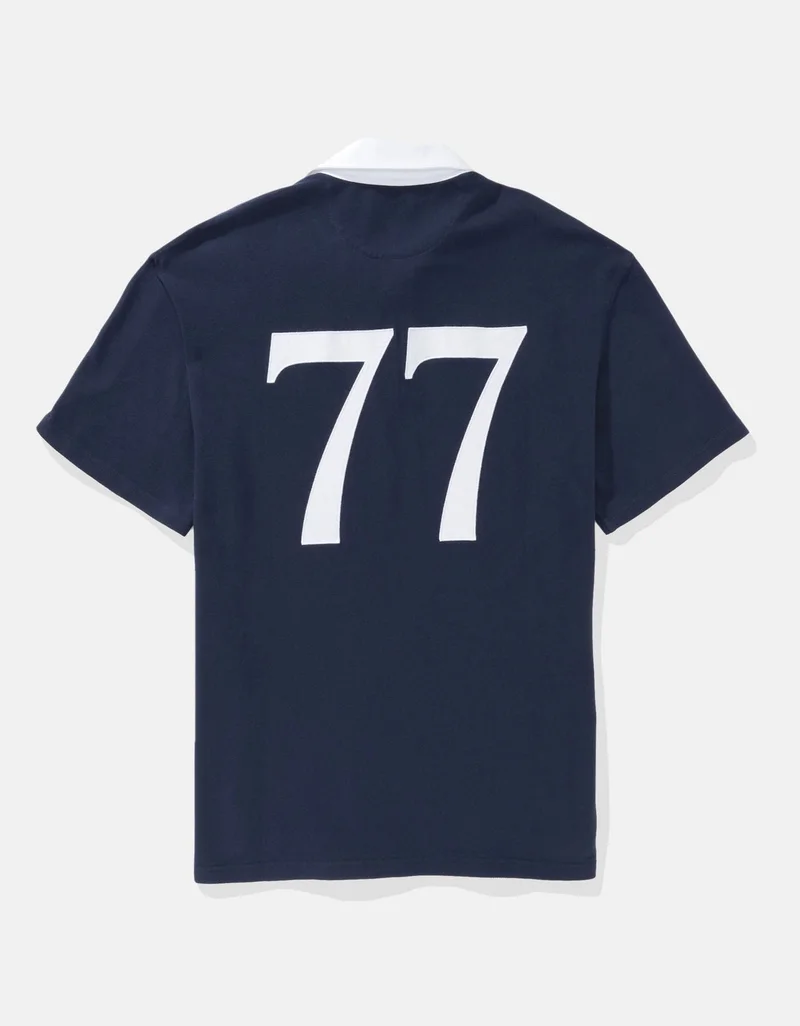 American Eagle  AE Graphic Polo Shirt for Men | Best Price UAE