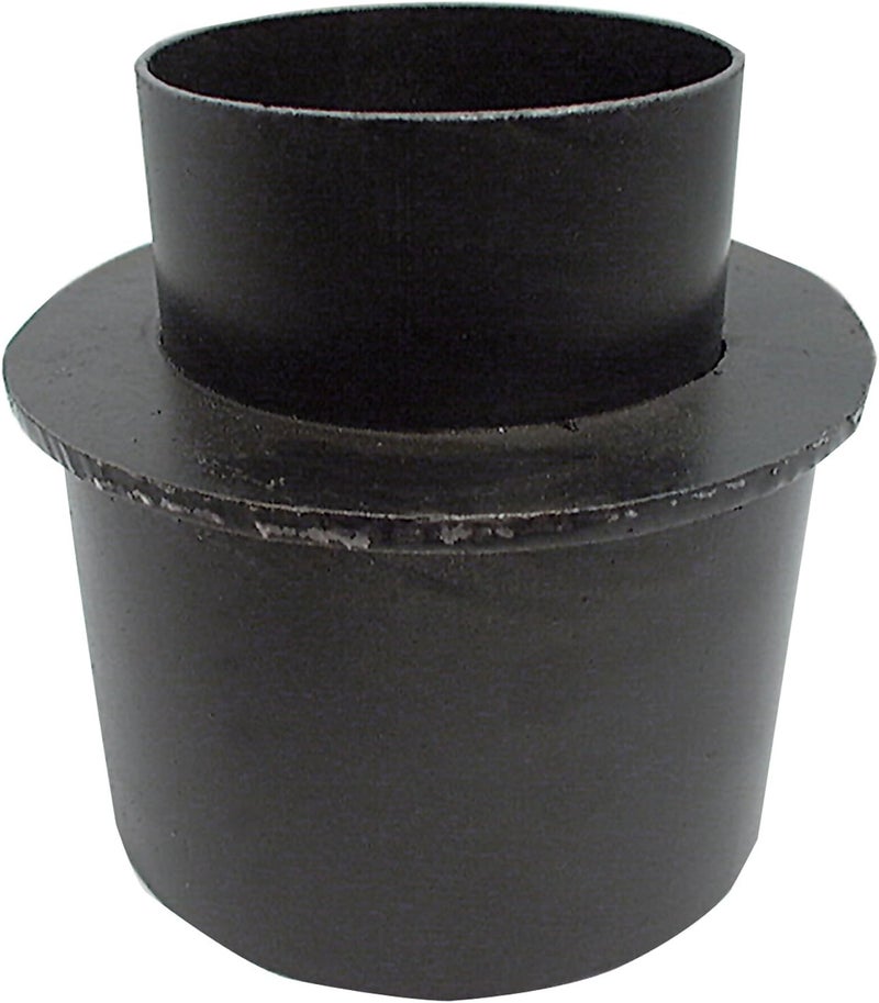 Allstar Performance Weld-On Coil Spring Spacer, 3 in Tall, Steel, Black Paint for 5 in OD Coil Springs - Image 1