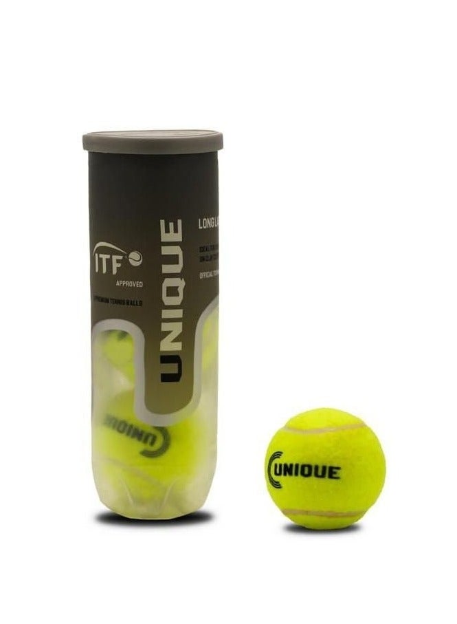 Unique High Elasticity Training Tennis Balls – Durable Practice Balls for Beginners, Kids & Adults – Ideal for Daily Exercise, Coaching, School & Recreational Tennis Games – Soft Bounce Control – Pack for Outdoor & Indoor Use - Image 1