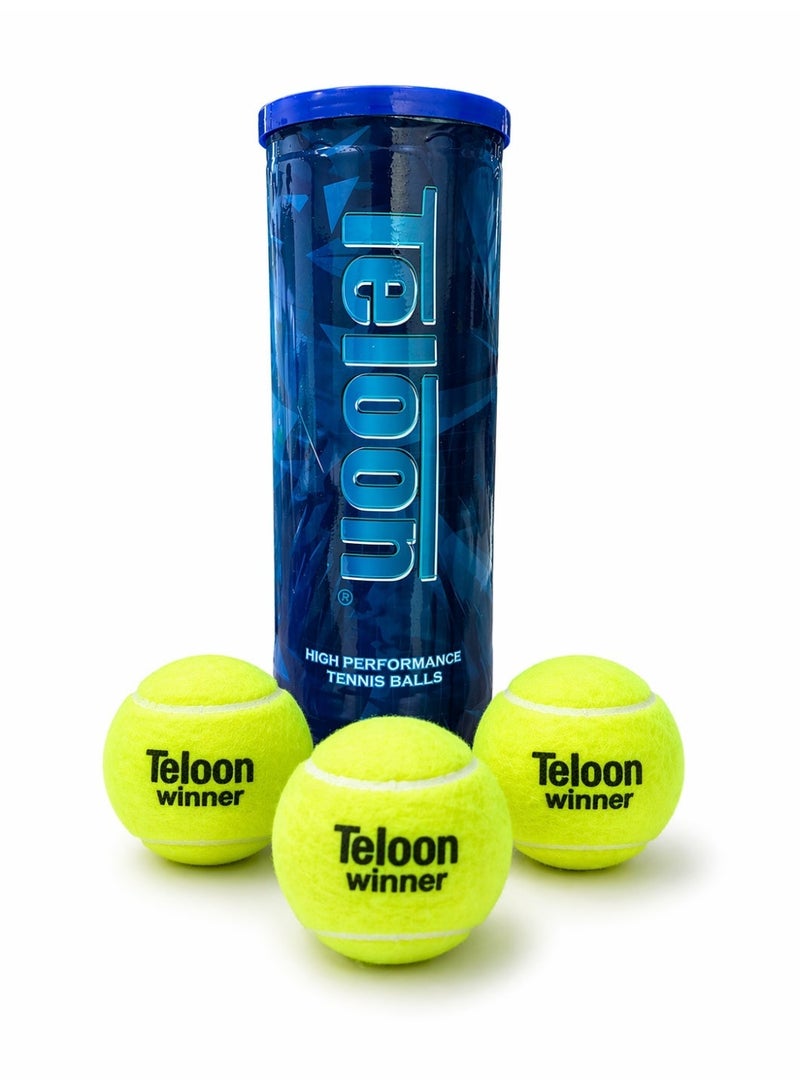تيلوون كرات تنس تدريبية عالية المرونة - كرات تدريب متينة للمبتدئين والأطفال والكبار - مثالية للتمرين اليومي والتدريب وألعاب التنس المدرسية والترفيهية - تحكم ناعم في الارتداد - عبوة للاستخدام في الهواء الطلق والداخلي - Image 1