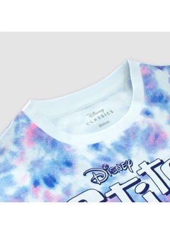 Lilo and Stitch T-Shirt | Tie Dye Stitch Clothing for Kids | Official Lilo & Stitch Gifts for Girls | 14 Multicolored