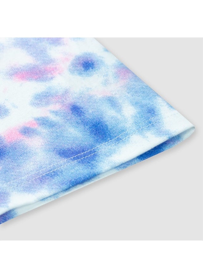 Disney - Lilo and Stitch T-Shirt | Tie Dye Stitch Clothing for Kids | Official Lilo & Stitch Gifts for Girls | 14 Multicolored - Image 1