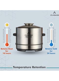 Atlasware Stainless steel food Saver 1750 ml, silver color  - Image 5