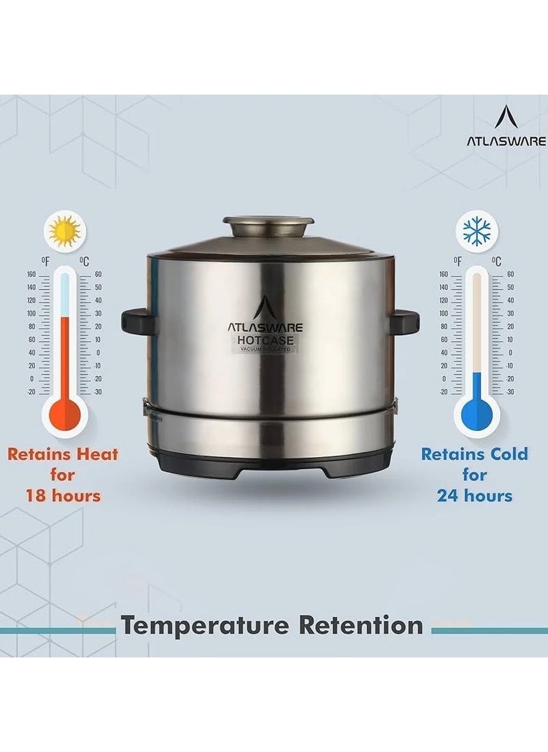 Atlasware Stainless steel food Saver 1750 ml, silver color  - Image 5