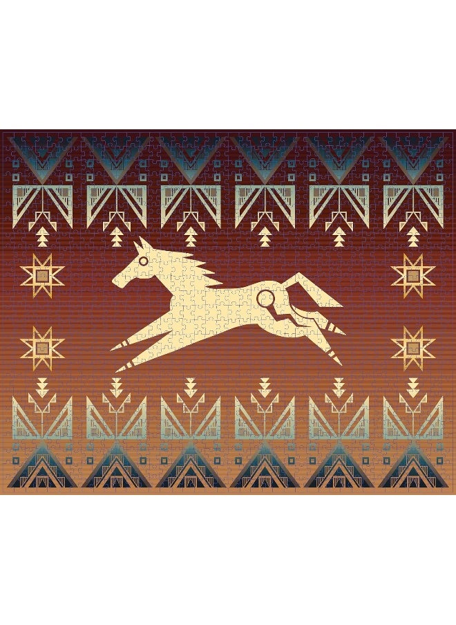 null - Chronicle Books Pendleton Unity Pattern 1000-Piece Puzzle - Image 1