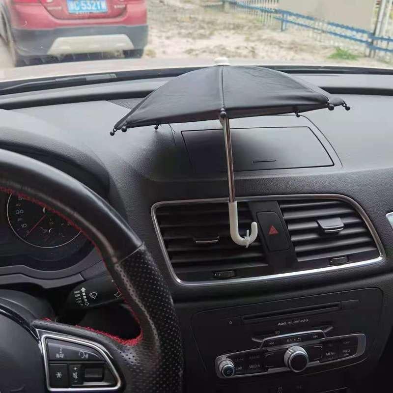 Car Mobile Phone Holder Sunshade Umbrella Car Mobile Phone Navigation Sunscreen Anti-Reflective Small Umbrella Suitable For Didi Net Car Hailing - Image 4