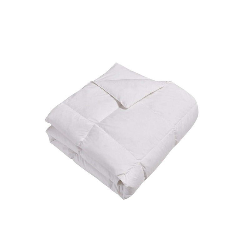 Kathy Ireland Royal Luxe White Kathy Ireland Feather Goose Down ComforterAll Season Warmth FullQueen 