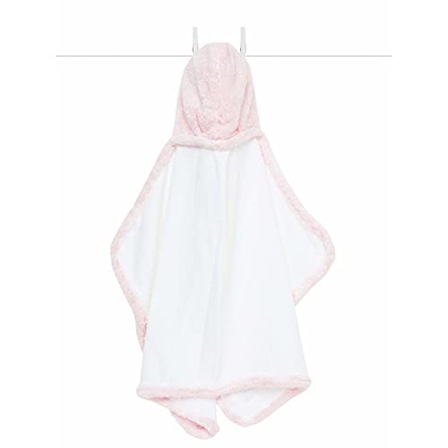 Little Giraffe Baby Bath Towel Plush Hooded Baby Towel Newborn Bath Baby Essentials 100 Cotton Towel Luxury Baby Gifts 24x41 Pink