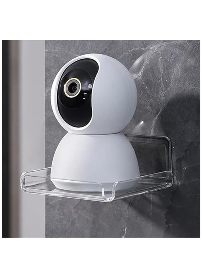 2pcs Camera Bracket Cable Box Shelf Hanging Wall Shelf Wall Rack Shelf Wall Mount Shelves Shelf for Corner Camera Wall Mount Shelf Wall-mounted Camera Rack Router Small Shelf Baby