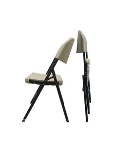 SunBoat Commerce ‎2 Pieces Pack ‎Portable folding chairs - Cream Color  - Image 1