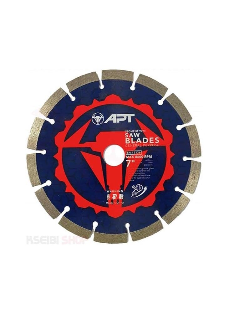 Apt granite cutting disc 7 inch 