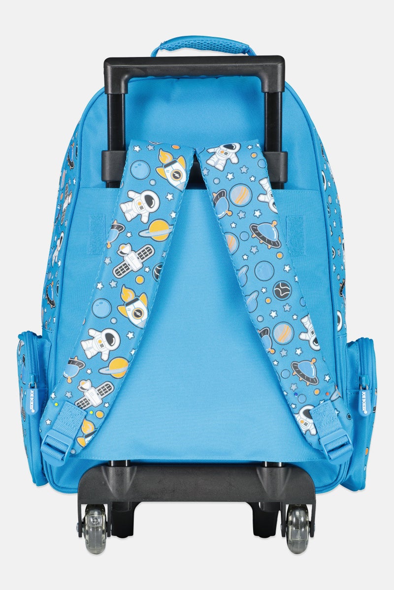 Joe Boxer Kids Boy Graphic Print Trolley Backpack, Multicolor - Image 2