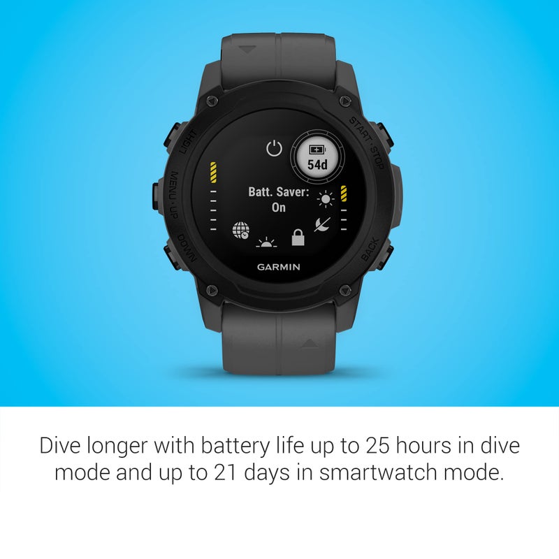 GARMIN Garmin Descent™ G1, Rugged Dive Computer, Multiple Dive Modes, Activity Tracking, Slate Gray  - Image 3