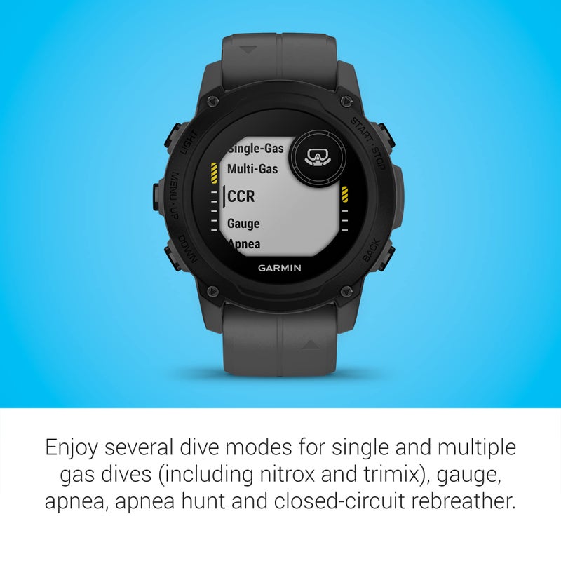 GARMIN Garmin Descent™ G1, Rugged Dive Computer, Multiple Dive Modes, Activity Tracking, Slate Gray  - Image 4