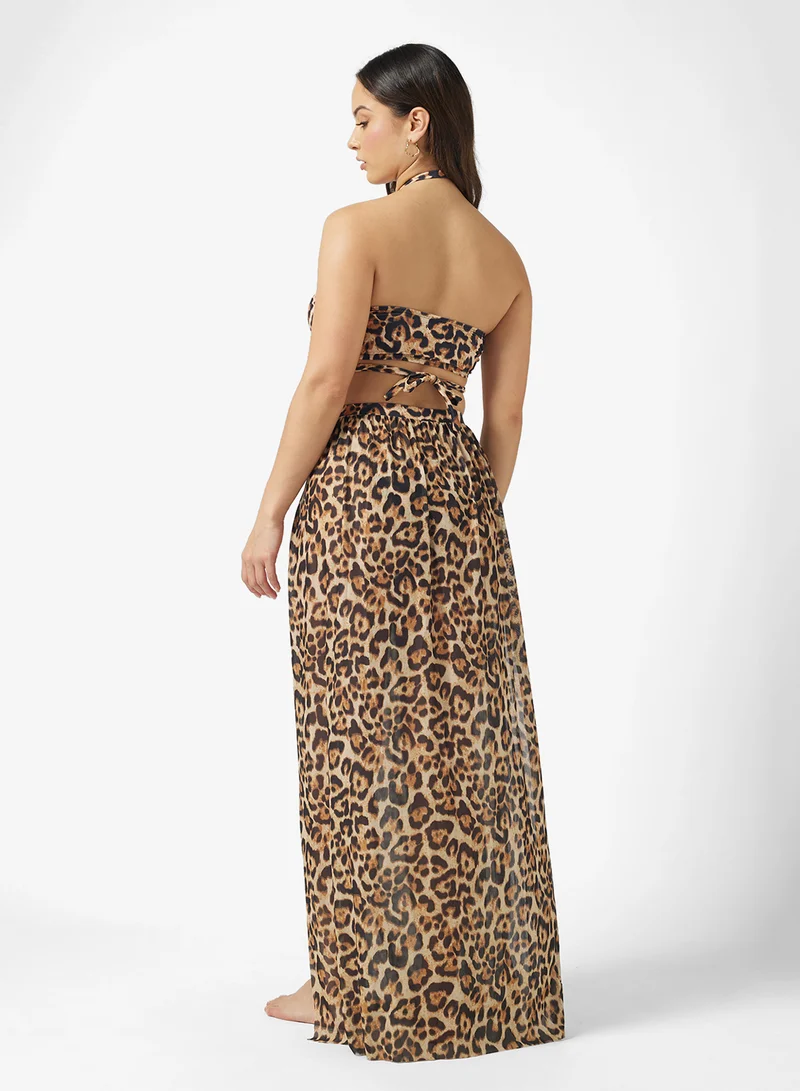 Ginger 3 Pc Bikini Top & Skirt Coord Set