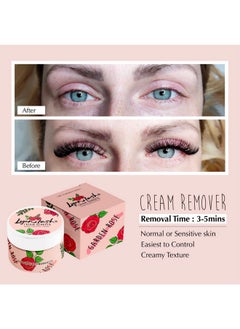 Lyon lash Lyonlash Pro Gentle Cream Remover 15G 0.51Fl. Oz ; Removes Eyelash Extension Glue Effectively; Low Irritation For Sensitive Skin ; Essential Lash Extensions Supplies (Garden Rose)  - Image 4