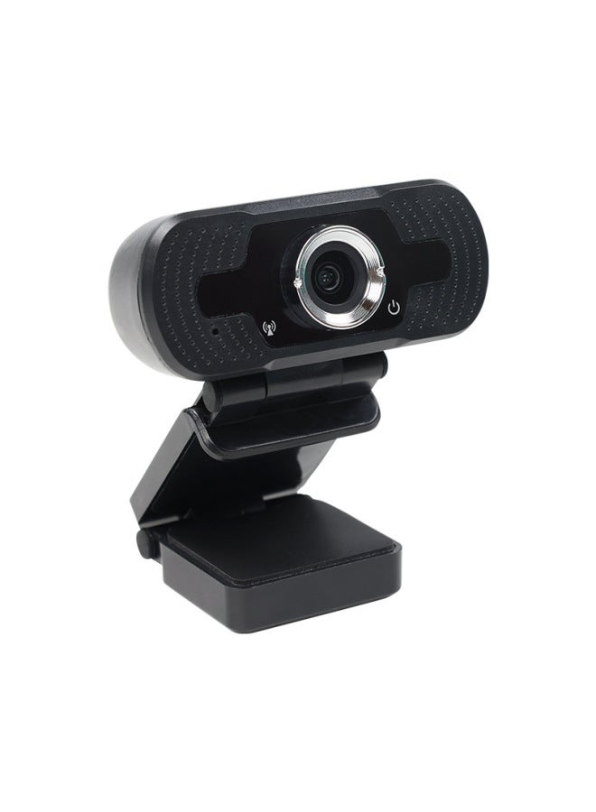 High Definition USB Computer Camera Built-In Microphone Fixed Focus Notebook 1080P Video Conference Camera LEDEFU CV62-1080P-Color:Black - Image 5