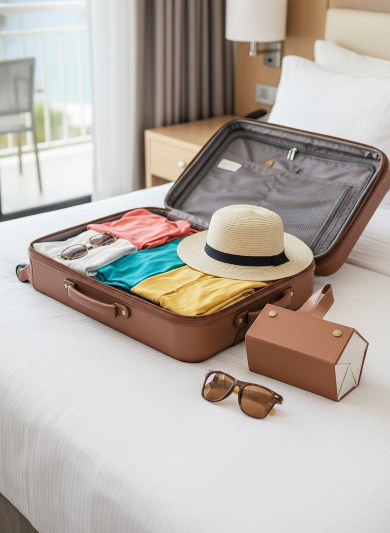 Sunglasses Organizer With 5 Slots - Travel Glasses Case - Foldable Storage Bag - Colors Sent Randomly - Image 2