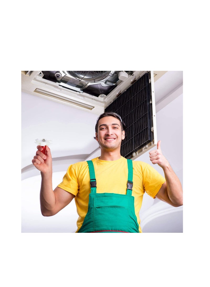 Air Conditioner Fin Comb, 4 Piece Stainless Steel Cleaning Brush Set, Evaporator and Refrigerator Coil Cleaner - Image 2