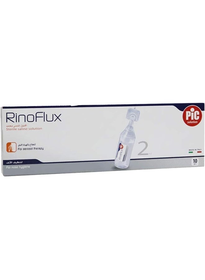 Pic Rinoflux Sterile Saline Solution, 2 ML, Pack Of 10