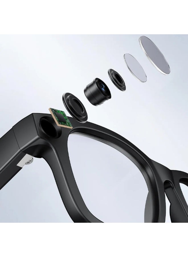 AI Smart Glasses with 8MP Camera, Real-Time Translation, Wireless Calls, Bluetooth and Wi-Fi Transfer, Android Compatible Design for Travel, Work, and Daily Hands-Free Use - Image 5