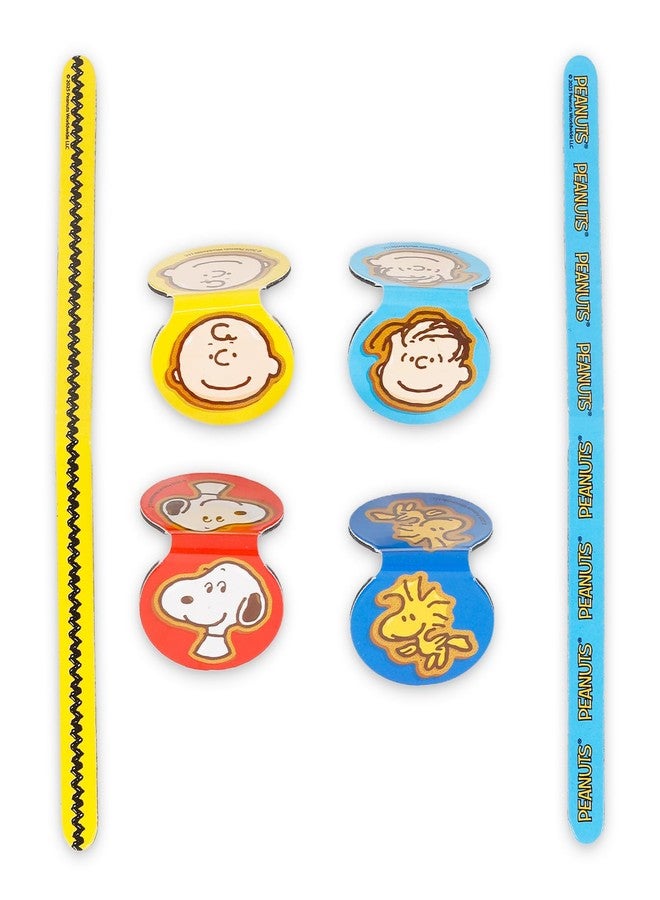 Peanuts Bookmark Set - Bundle with 6 Bookmark Page Clips Featuring Snoopy, Charlie Brown, More Plus Stickers | Peanuts School Supplies for Boys, Girls, Kids - Image 4