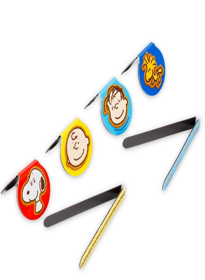 Peanuts Bookmark Set - Bundle with 6 Bookmark Page Clips Featuring Snoopy, Charlie Brown, More Plus Stickers | Peanuts School Supplies for Boys, Girls, Kids - Image 3