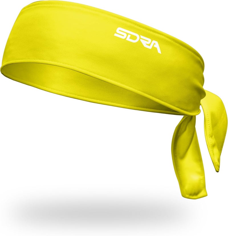 Suddora Tie Headband, Unisex Fabric Sweatband, Moisture Wicking Performance Blend Fabric, Head Tie for Karate, Running, Cycling, Tennis, Cosplay for Ninja Halloween, One Size Fits All - Image 1