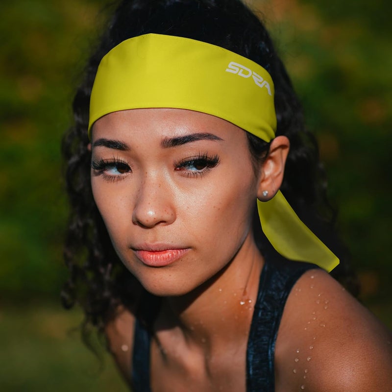 Suddora Tie Headband, Unisex Fabric Sweatband, Moisture Wicking Performance Blend Fabric, Head Tie for Karate, Running, Cycling, Tennis, Cosplay for Ninja Halloween, One Size Fits All - Image 5