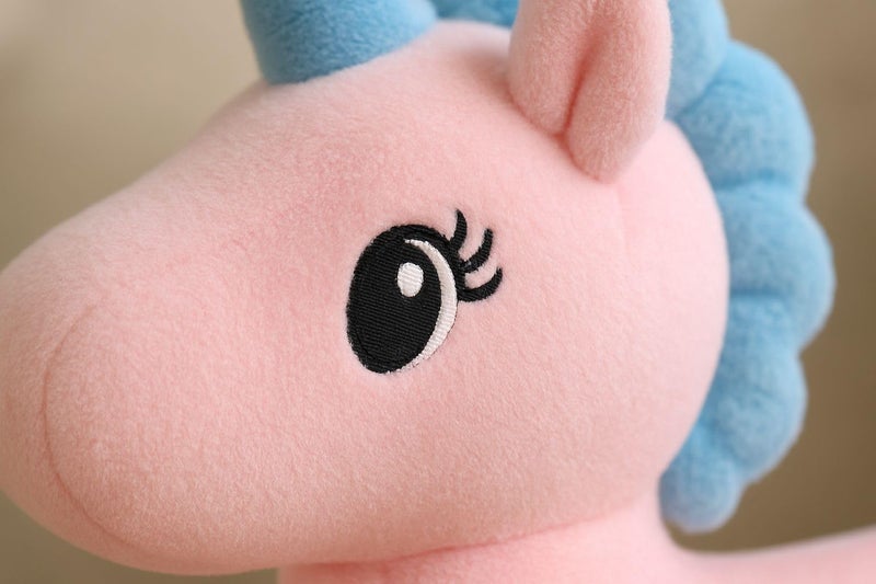 EITHEO Unicorn Teddy Bear Plush Soft Toy Cute Kids Birthday Animal Baby Boys/Girls (25 cm, Pink) -Soft Toy for Baby Girl Birthday Return Gift - Image 4