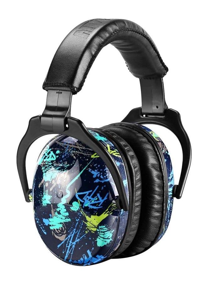 Zohan EM030 Upgraded Kids Hearing Protection Safety Earmuffs Adjustable Ear Defenders Fit for Toddlers Children and Young Teens - Graffiti Pattern - Image 1