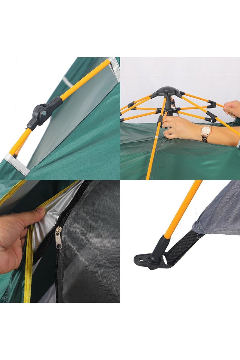 توبيز توبـيـز JSC-42 خيمة قابلة للطي مقاومة للماء، تتسع لـ 2-3 أشخاص، تصميم مقاوم للرياح، سهلة التركيب، مثالية للتخييم، المشي، السفر والأنشطة الخارجية - Image 5
