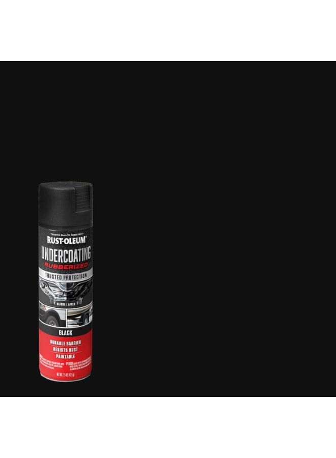 Rust-Oleum 248657 Rubberized Undercoating Spray, 15 oz, Black - Image 2