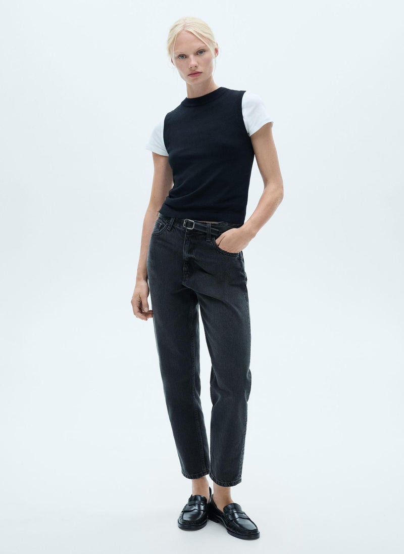 MANGO Mom2000 High Rise Jeans  - Image 3